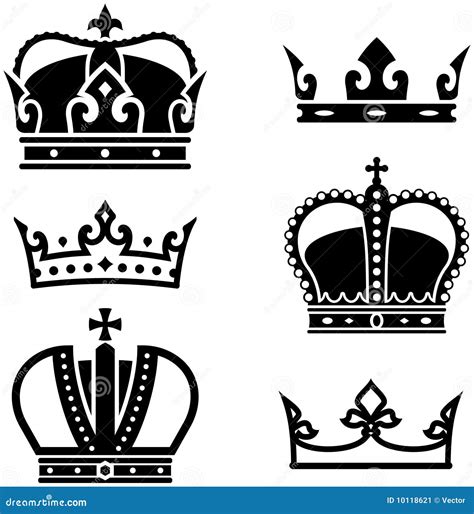 Crowns Vector Illustration Stock Vector Illustration Of Isolated