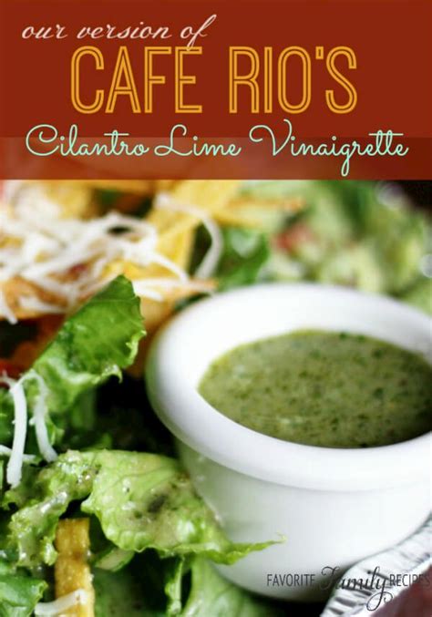 Cilantro Lime Vinaigrette Costa Vida Recipe