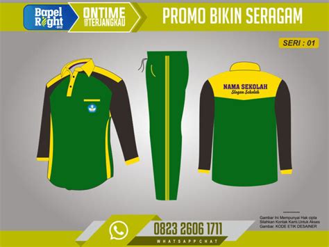 Contoh Desain Baju Olahraga Smp Bapelright Konveksi