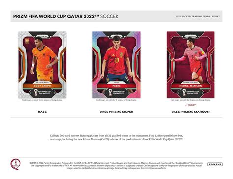 2022 Panini Prizm Fifa World Cup Soccer Hobby Box Da Card World