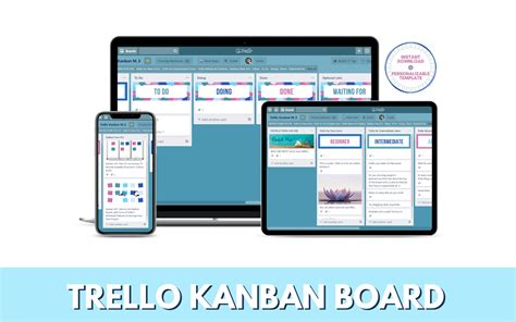 Trello Kanban Board Template mindsparkle - Etsy