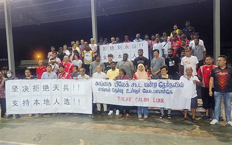 Dap Grassroots In Sg Pelek Protest Against Outsider For State Polls Fmt