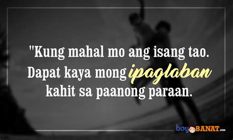 New Tagalog Love Quotes ~ Boy Banat