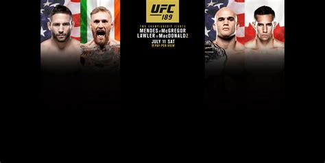 UFC 189 Embedded Series