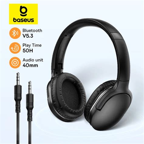 Baseus D02 Pro Wireless Headphones Bluetooth Earphone 5 3 Foldable