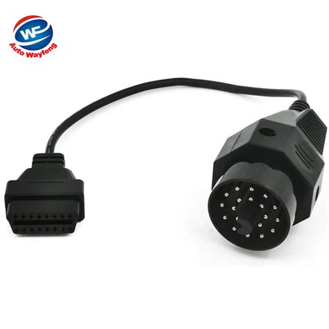 Adaptador Obd Ii Para Bmw Conector Hembra De 20 Pines A Obd2 De 16 Pines E36 E39 X5 Z3