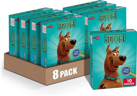 Scooby Doo Fruit Flavored Snacks Treat Pouches Gluten