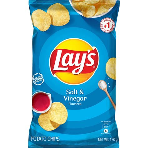 Lay S Salt And Vinegar Potato Chips 170g Shopee Singapore