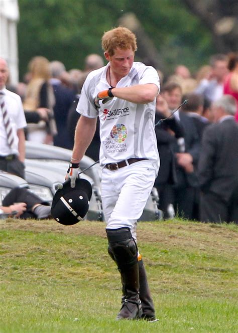 Princes William And Harry Play Polo In The Audi Polo Challenge At Coworth Park In Berkshire On