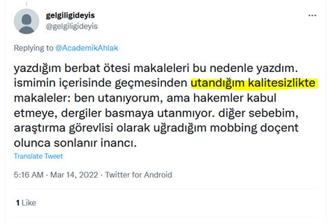 Akademik Ahlak T Rkiye Academic Integrity Turkey On Twitter Bir