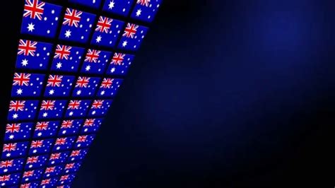 Australia Flag Animated Background 3d An... | Stock Video | Pond5