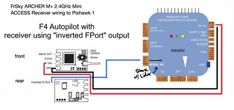 Wiring Frsky Fport Receiver To Pixhawk Shared Serial Radios