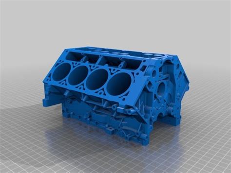 Chevy Camaro Ls3 V8 Engine Scale Working Model By Ericthepoolboy Thingiverse 3d Printing