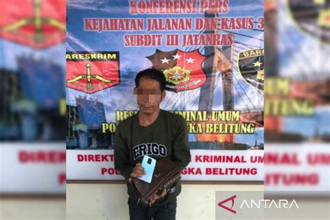 Seorang Residivis Narkoba Kembali Dibekuk Tim Jatanras Polda Babel