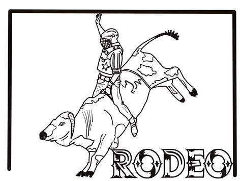 Rodeo Coloring Pages