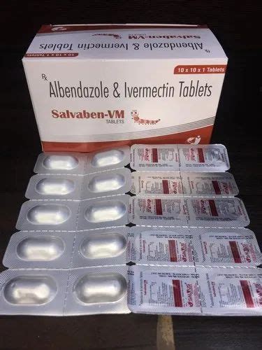 Salvus Pharma Albendazole Mg Ivermectin Mg Packaging Type