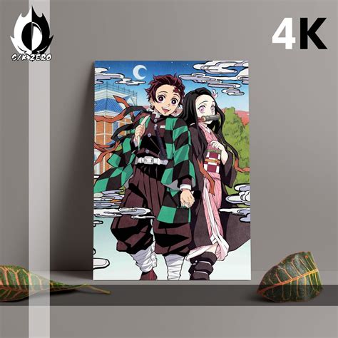 Jual Poster Size A3 Anime Paling Lengkap Kimetsu No Yaiba Demon