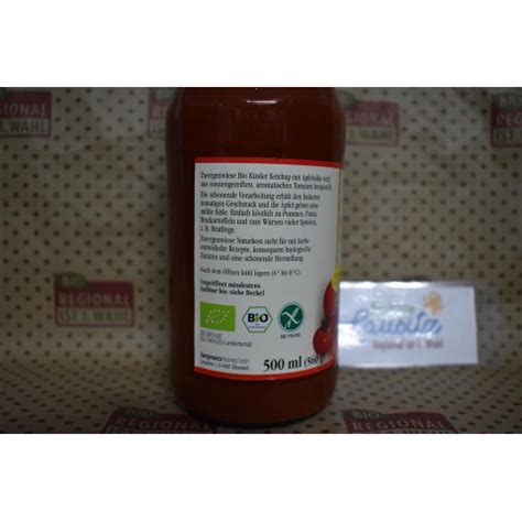 Bio Kinder Ketchup Ml Zwergenwiese