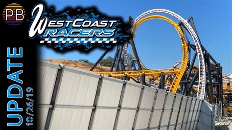 West Coast Racers Construction Update Six Flags Magic