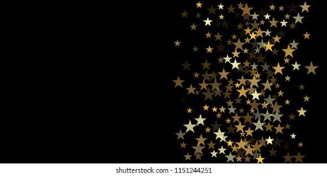 Gold Glitter Stars Background Sparkle Lights Stock Vector (Royalty Free ...