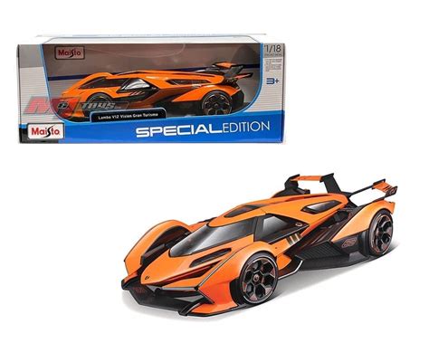 Maisto 1:18 Lamborghini V12 Vision Gran Turismo - Orange - Special ...