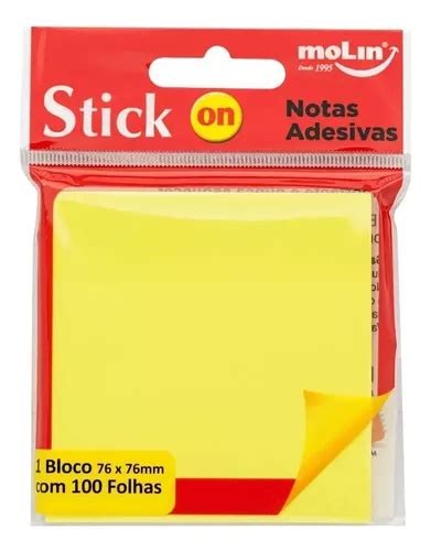 Bloc De Notas Adhesivo De Ne N X Mm Hojas Color Amarillo