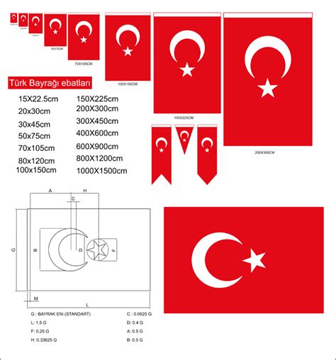 Türk Bayrağı Ölçüleri Ve Fiyatları Plan Bayrak