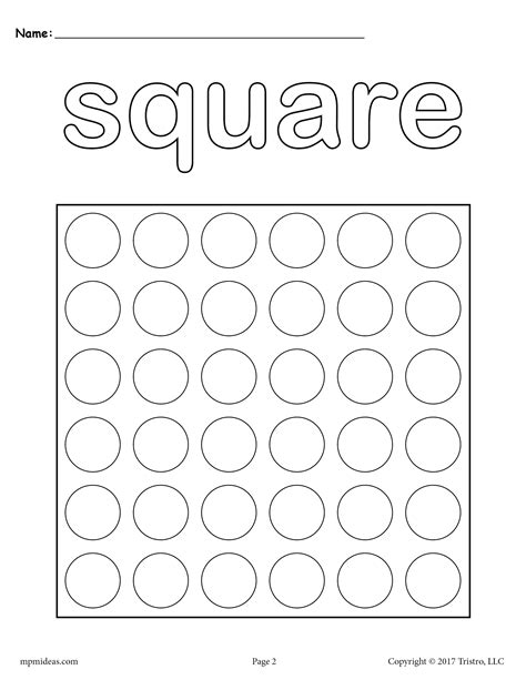 12 Shapes Do A Dot Printables Do A Dot Dot Worksheets Shapes Worksheets