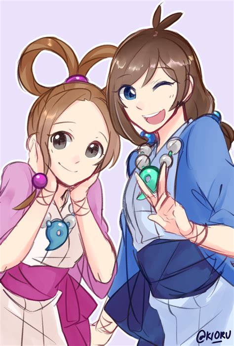 Ace Attorney Trucy Wright X Pearl Fey Trupearl Phoenix Wright