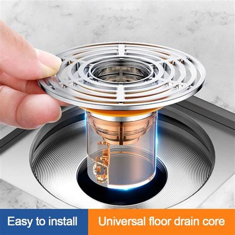 Self Closing Odor And Insect Proof Floor Drain Core Diam 33 45mm