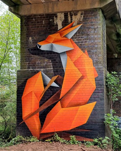 Origami Fox By Annatomix In Longbridge Birmingham Photos And Video