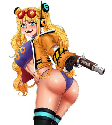 Rule 34 1girls Ass Big Ass Desertwaifu Female Female Only Gun One Piece One Piece Egghead Arc