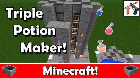 Minecraft How To Build Triple Potion Maker Brewing Stand 152