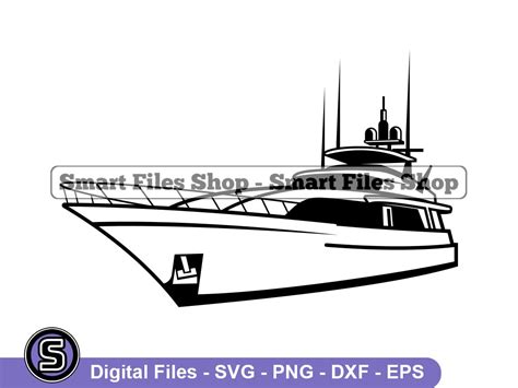 Luxury Yacht Svg Yacht Svg Sailing Svg Yacht Dxf Yacht Etsy