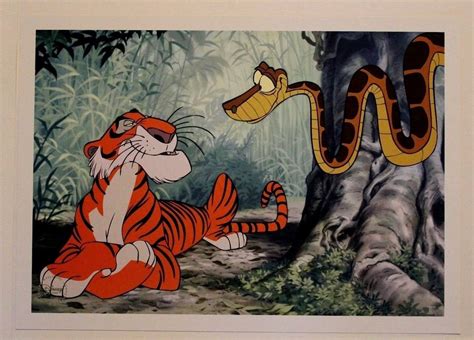 Buy Disney Lithograph Art Print X The Jungle Book Shere Khan The