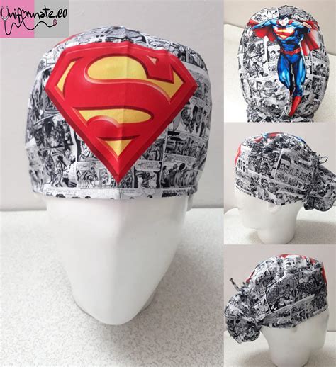 Gorro Quirúrgico Superman 2 Gorros Quirúrgicos Personalizados