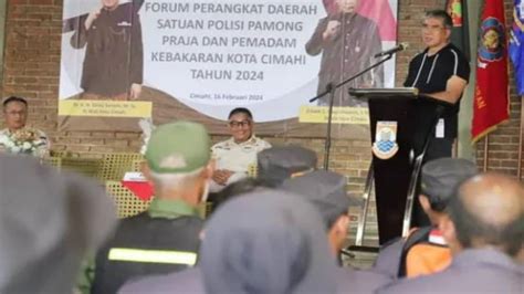 Layani Masyarakat Pj Wali Kota Cimahi Minta Satpol Pp Dan Damkar