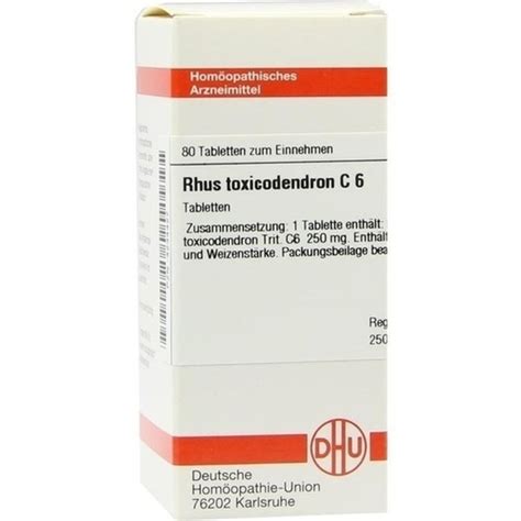 Rhus Toxicodendron C Tabletten St G Nstig Bei Fliegende Pillen De