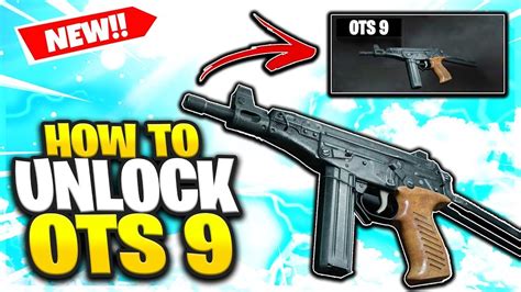 Fastest Way To Unlock The Ots 9 Call Of Duty Cold War Youtube