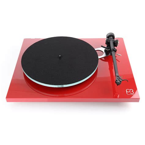 Rega: Planar 3 Turntable w/ Elys 2 - Gloss Red – TurntableLab.com