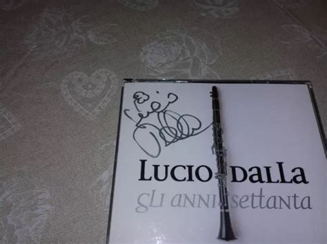 Autografato Lucio Dalla Gli Anni Settanta Raro 2 Cd Bmg Rca 1998