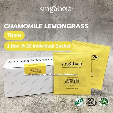 Jual Chamomile Lemongrass Singabera Teh Bunga Kamomil Sereh