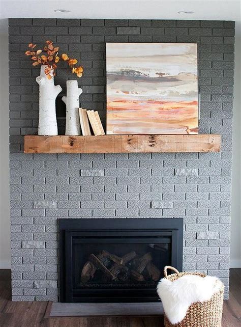 Painted Brick Fireplaces For A Bold Touch Digsdigs