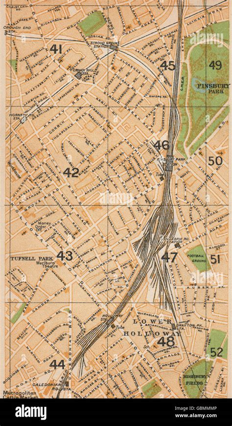 LONDON N Finsbury Tufnell Park Holloway Gillespie Caledonian Road