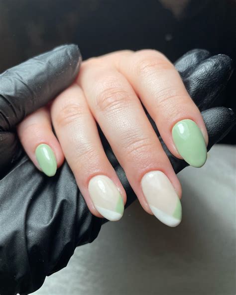 17 Stylish Ideas For Almond Sage Green Nails