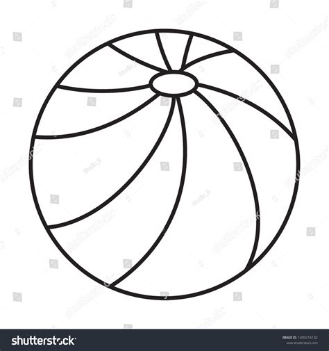 Plastic Balloon Toy Icon Vector Illustration Stock Vector Royalty Free