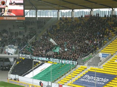 Fotos Galerie Gästefans TSV Alemannia Aachen SC Preußen Münster