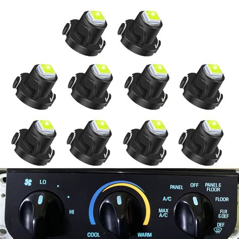 10X T4 T4 2 Neo Wedge SMD LED Dash A C Climate Control Light Bulb Lamp