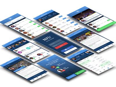 NFL Fantasy App by Thomas Palumbo on Dribbble