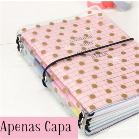 Kit Capa Planner Cadernos Sem Pauta Costurado Shopee Brasil